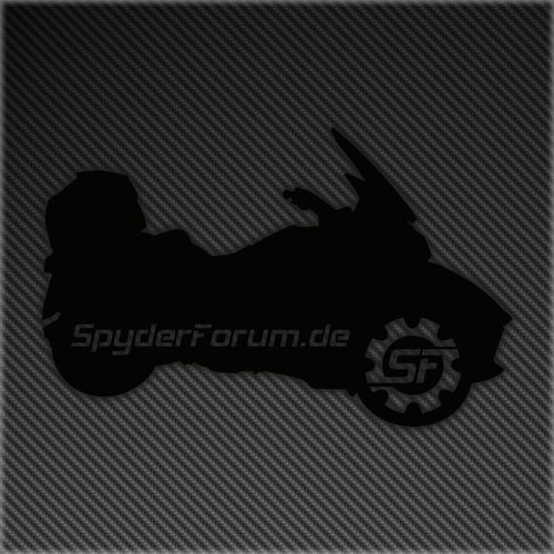 SpyderForum Aufkleber 2016 - Design Spyder RT