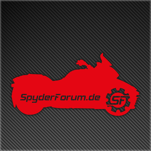 SpyderForum Aufkleber 2016 - Design Spyder F3-T